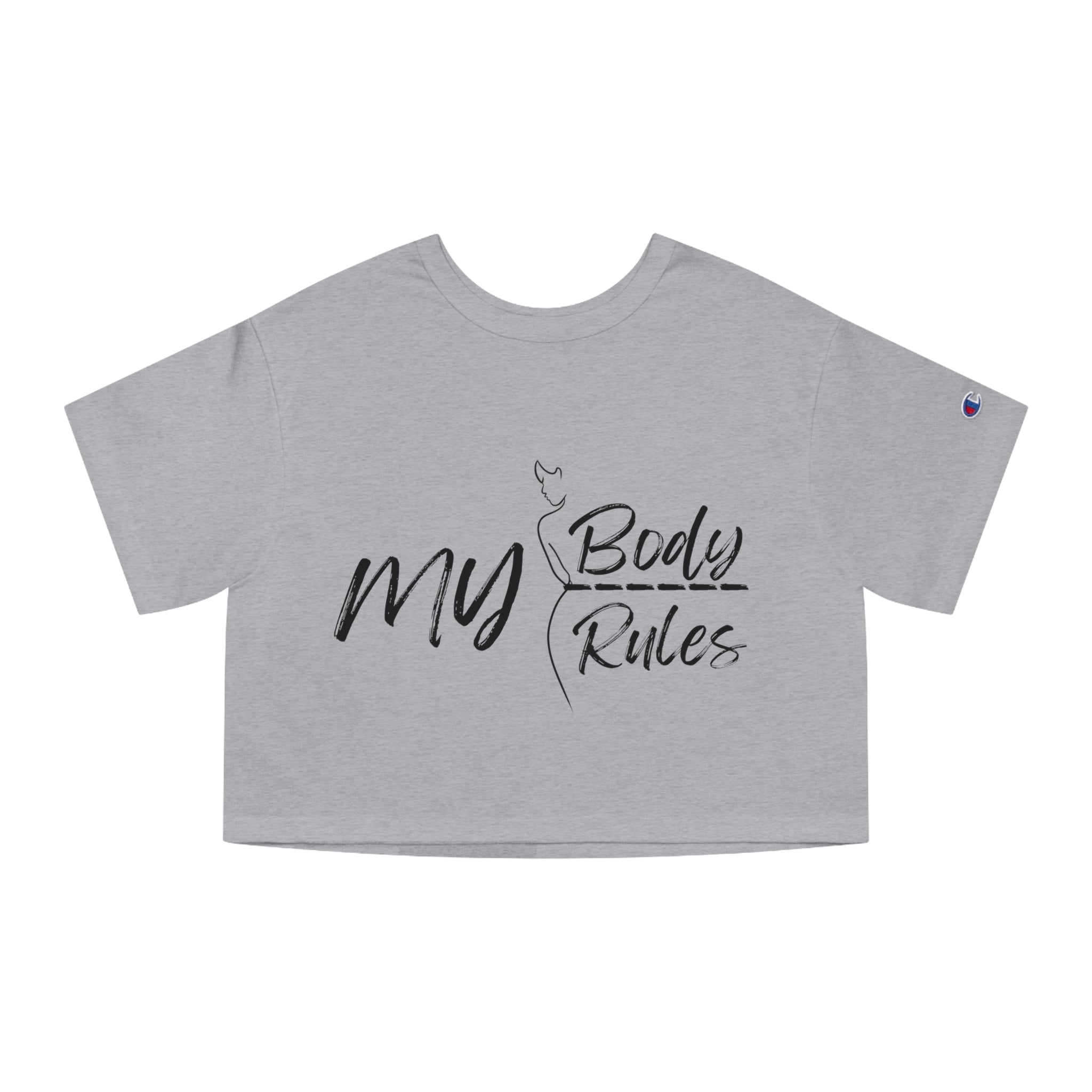 My Body, My Rules Champion Women's Heritage Cropped T-Shirt