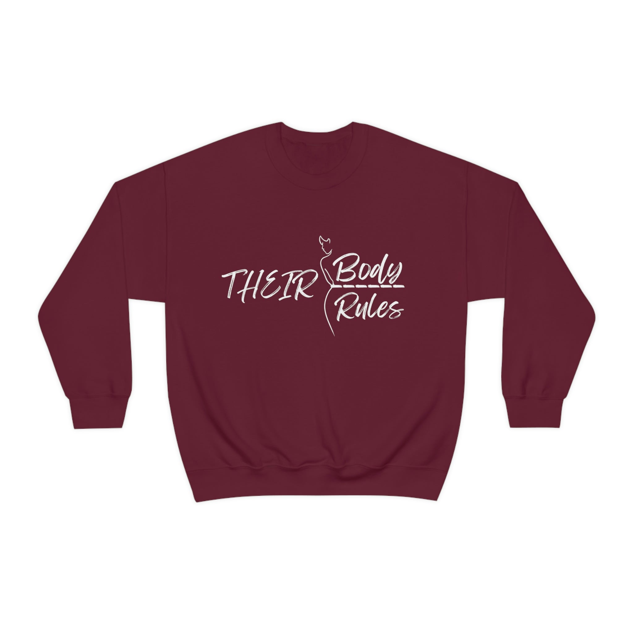 Their Body, Their Rules Unisex Heavy Blend™ Crewneck Sweatshirt