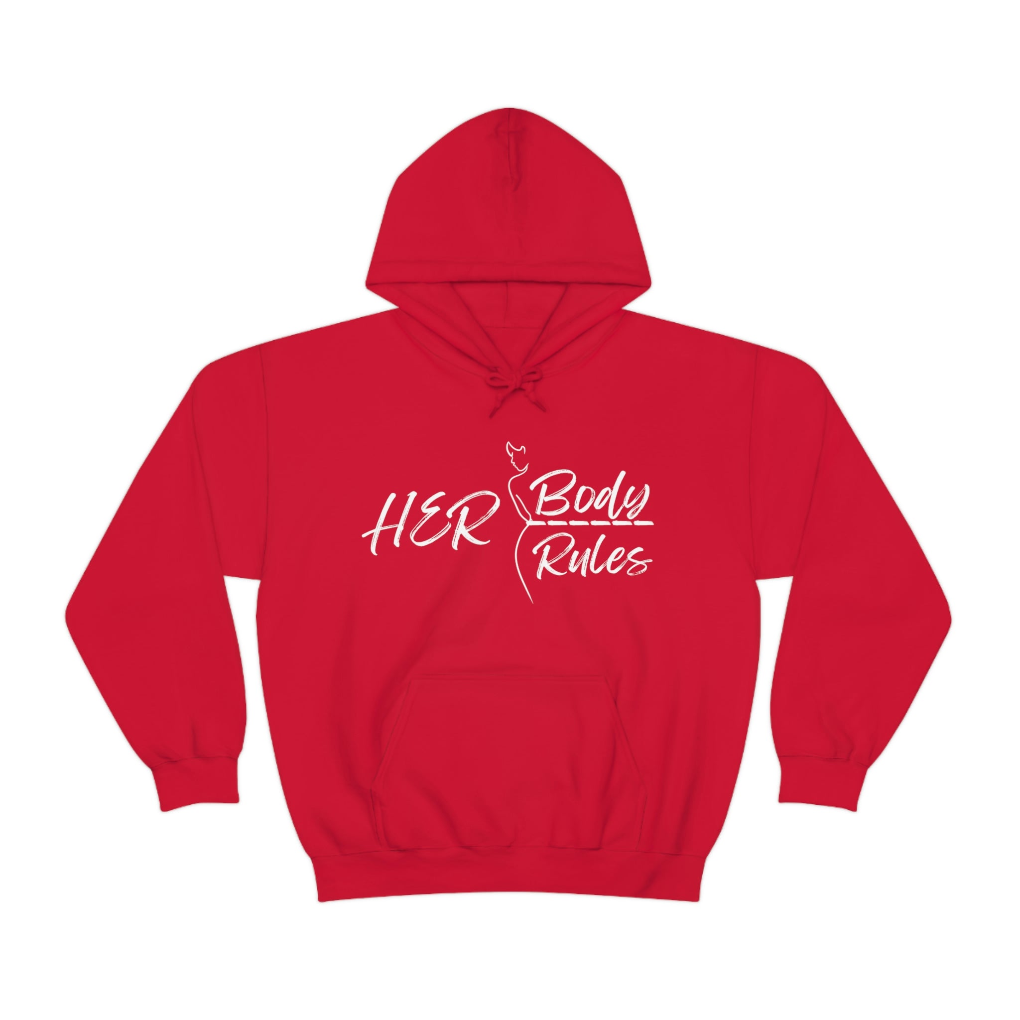 Her Body, Her Rules Heavy Blend™ Hooded Sweatshirt