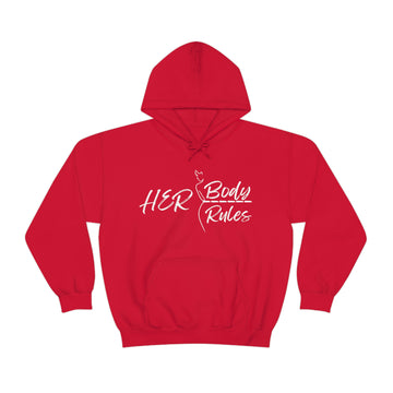 Her Body, Her Rules Heavy Blend™ Hooded Sweatshirt