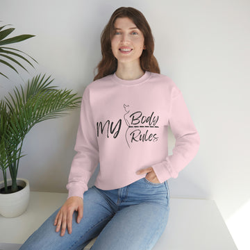 My Body, My Rules Unisex Heavy Blend™ Crewneck Sweatshirt