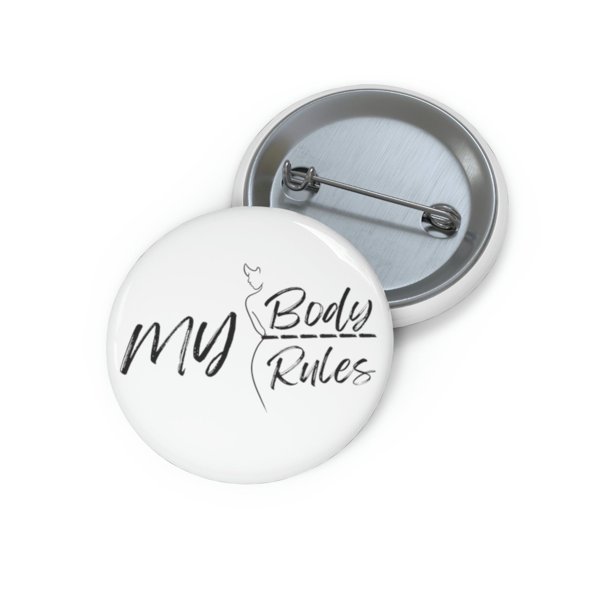 My Body, My Rules Pin Buttons