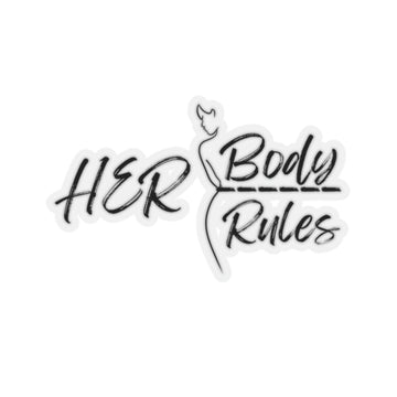 Her Body, Her Rules Kiss-Cut Stickers