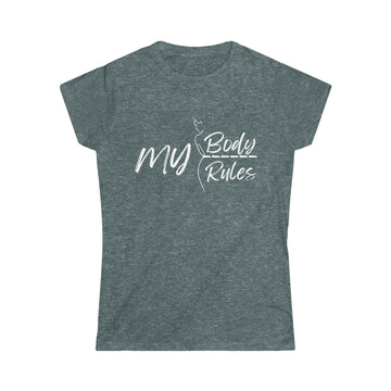 My Body, My Rules Women's Softstyle Tee